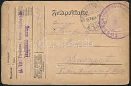 1917 Tábori Posta Képeslap / Field Postcard 'M.kir. 11. Honvéd Lovas Hadosztály Távbeszélő Osztag' - Autres & Non Classés