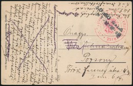 1915 Tábori Posta Képeslap A Dunai Flotilla Monitorjáról Küldve / Field Postcard 'S.M. SCHIFF INN' - Sonstige & Ohne Zuordnung