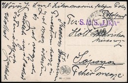 1917 Tábori Posta Képeslap Hajópostával / Field Postcard 'S.M.S. LIKA' - Other & Unclassified