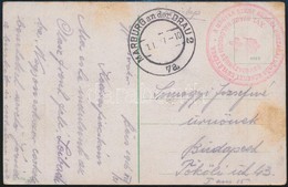 1917 Tábori Posta Képeslap / Field Postcard 'A Magyar Szent Korona Országai Vörös Kereszt Egyletének XVI. Számú Hálókocs - Altri & Non Classificati