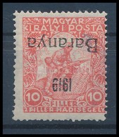 * Baranya I. 1919 Hadisegély 10f Fordított Felülnyomással (22.000) / Mi 16 With Inverted Overprint. Signed: Bodor - Andere & Zonder Classificatie