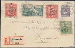 1920 Kisvárda Helyi Ajánlott Díjjegyes Levél Debrecen II Bélyegekkel Kiegészítve / Registered Local PS-cover With Additi - Sonstige & Ohne Zuordnung