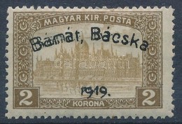 * 1919 Parlament 2K Dupla Felülnyomással / Mi 16a Double Overprint. Signed: Bodor - Sonstige & Ohne Zuordnung