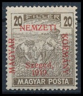 * 1919 Magyar Posta 20f (10.000) / Mi 11 Signed: Bodor - Other & Unclassified