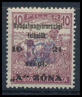 * Nyugat-Magyarország II. 1921 Arató 10f (20.000) / Mi 12 Signed: Bodor - Autres & Non Classés
