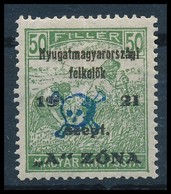 ** Nyugat-Magyarország II. 1921 Arató 50f (18.000) / Mi 16 Signed: Bodor - Autres & Non Classés