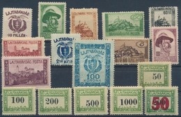 ** * Nyugat-Magyarország VII. 1921 Teljes Sor, A Záróérték Falcos / Mi 69-79 Signed: Bodor - Autres & Non Classés