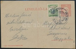 1921 Nyugat-Magyarország II. Arató 50f Kiegészítéssel, Tarifahelyes, Nagyon Ritka! / Mi 16 On PS-card 'VULKAPORDÁNY' Sig - Other & Unclassified