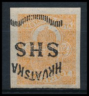 ** 1918 Hírlapbélyeg Fordított Felülnyomással / Mi 57 Inverted Overprint. Signed: Bodor - Autres & Non Classés