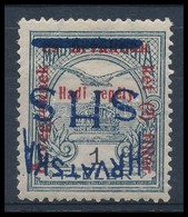 ** 1918 Hadisegély II. 1f Próbanyomat, Fordított Felülnyomással / Proof, With Inverted Overprint. Signed: Bodor - Sonstige & Ohne Zuordnung