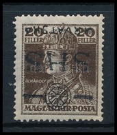 * 1918 Károly 20f Fordított Felülnyomással / Mi 85 With Inverted Overprint. Signed: Bodor - Altri & Non Classificati