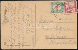 ~1919 Képeslap Vegyes Bérmentesítéssel / Postcard With Mixed Franking - Autres & Non Classés