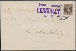 1919 Levél Brassóból Németországba, Ritka Katonai Cenzúrabélyegzéssel / Cover From Brasov To Germany, Censored - Altri & Non Classificati