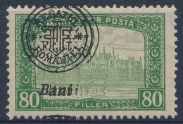 ** 1919 Parlament 80f Kettős Felülnyomással / Mi 39 II Double Overprint. Signed: Bodor - Sonstige & Ohne Zuordnung