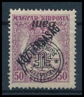 * 1919 Zita/Köztársaság 50f, Fordított Felülnyomattal / Mi 64 II Inverted Overprint. Signed: Bodor - Autres & Non Classés