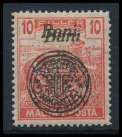 ** 1919 Magyar Posta 10f Dupla Felülnyomással, R! / Mi 66 II. With Double Overprint. Signed: Bodor - Sonstige & Ohne Zuordnung