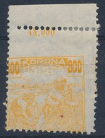 * 1920 Arató 800K Extra Elfogazással / Mi 354 Shifted Perforation - Other & Unclassified