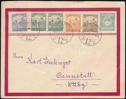 1922 Díjjegyes Boríték 8,85K Kiegészítéssel Németországba / PS-cover With Additional Franking To Württemberg - Autres & Non Classés