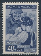 ** 1939 Magyar A Magyarért 40f Tévnyomattal / Mi 597 Plate Variety -40 - Altri & Non Classificati