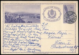 1933 16f Díjjegyes Képes Levelezőlap Bécsbe / PS-card To Vienna - Autres & Non Classés