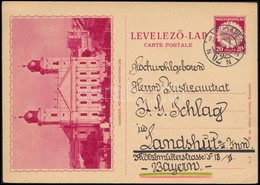 1934 Képes Díjjegyes Levelezőlap Németországba, Kiváló állapotban! / PS-card To Bayern - Other & Unclassified