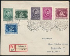 1935 Budapest Helyi Ajánlott Levél Pázmány Emlékbélyegzéssel / Local Registered Cover - Autres & Non Classés