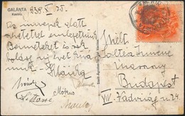 1938 Képeslap M.KIR. MOZGÓPOSTA Kisegítő Gumibélyegzéssel / Postcard With Auxiliary Postmark - Other & Unclassified