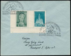 1939 Levél Kassáról Magyar A Magyarért Bérmentesítéssel és Téli Sporthét Emlékbélyegzéssel / Cover From Kassa To Budapes - Autres & Non Classés