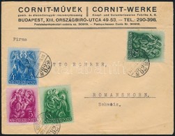 1939 Céges Levél Svájcba / Business Cover To Switzerland - Other & Unclassified