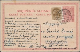 1940 Albán Díjjegyes Levelezőlap Csíkszeredáról Alsógödre Küldve / Albanian PS-card Used As Hungarian Postcard - Sonstige & Ohne Zuordnung