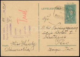 1941 Díjjegyes Levelezőlap ALSÓMUCSOLÁD Postaügynökségi Bélyegzéssel / PS-card With Postal Agency Postmark - Autres & Non Classés