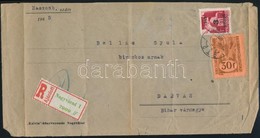 Nagyvárad 1945 Vegyes Bérmentesítésű Ajánlott Levél Darvasra / Registered Cover With Mixed Franking. Signed: Bodor - Altri & Non Classificati