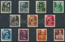 ** Rozsnyó 1945 11 Klf Bélyeg (33.500) / 11 Different Stamps. Signed: Bodor - Altri & Non Classificati