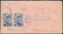 Kárpát Ukrajna 1945 Cenzúrás Levél Hódmezővásárhelyre / Karpatho Ukraine Censored Cover To Hódmezővásárhely - Other & Unclassified