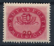 ** 1946 Milliós 20 Millió P, Keretbe Tolódott értékszám / Mi 903, Strongly Shifted Numeral - Other & Unclassified