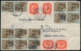 1946 (16. Díjszabás) Levél 34 Db Bélyeggel / Cover With 34 Stamps - Other & Unclassified