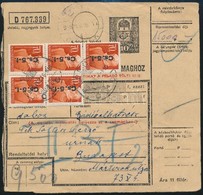 1946 Csomagszállító 5 Bélyeges Bérmentesítéssel / Parcel Card - Sonstige & Ohne Zuordnung