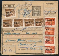 1946 Csomagszállító 9 Bélyeggel Bérmentesítve / Parcel Card - Other & Unclassified