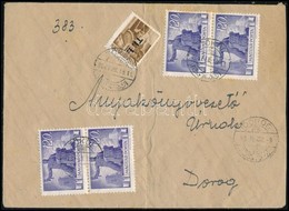 1946 Távolsági Levél 21 Bélyeggel Bérmentesítve / Domestic Cover With 21 Stamps - Autres & Non Classés