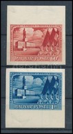 ** 1951 Sztálin ívszéli Vágott Sor (10.000) / Mi 1216-1217 Imperforate Margin Set - Autres & Non Classés