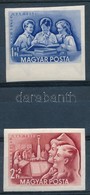 ** 1952 Bélyegnap Vágott Sor (18.000) / Mi 1274-1275 Imperforate Set - Sonstige & Ohne Zuordnung