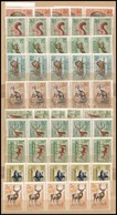 ** 1953 Erdei állatok 5 Db Sor, Javarészt összefüggésekben (20.000) / 5 X Mi 1285-1294 - Autres & Non Classés