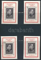O 1953 Sztálin-gyászblokk 4 Db Blokk (24.000) / 4 X Mi Block 23 - Sonstige & Ohne Zuordnung
