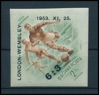 ** 1953 Labdarúgó 6:3 Vágott (50.000) / Mi 1340 Imperforate - Autres & Non Classés