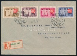 1949 Ajánlott Levél Szakszervezet Bérmentesítéssel / Mi 1041-1044 On Registered Cover - Autres & Non Classés