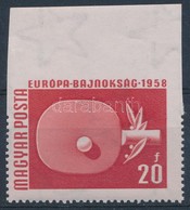 ** 1958 Sport 20f Felül Fogazatlan / Mi 1542 Imperforate Above - Sonstige & Ohne Zuordnung