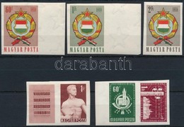 ** 1958 3 Klf Vágott Kiadás (11.000) / Mi 1528-1533 Imperforate Stamps - Autres & Non Classés