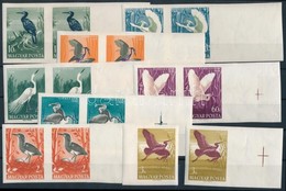 ** 1959 2 Db Madarak Vágott Sor, Javarészt ívszéli Párokban (20.000) / 2 X Mi 1593-1600 Imperforate Set - Andere & Zonder Classificatie