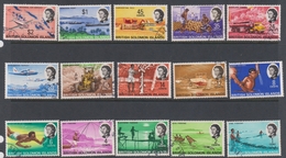 British Solomon Islands SG 166-180 1968 Queen Elizabeth II, Used - Iles Salomon (...-1978)