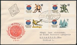 1961 Vasas Vágott Sor FDC-n / Mi 1772-1775 Imperforate Set On FDC - Other & Unclassified